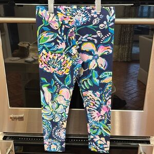 Lily Pulitzer-Girls Kelly Stretch Pant- High Tide Navy She’s Got Sol - Size:4-5Y